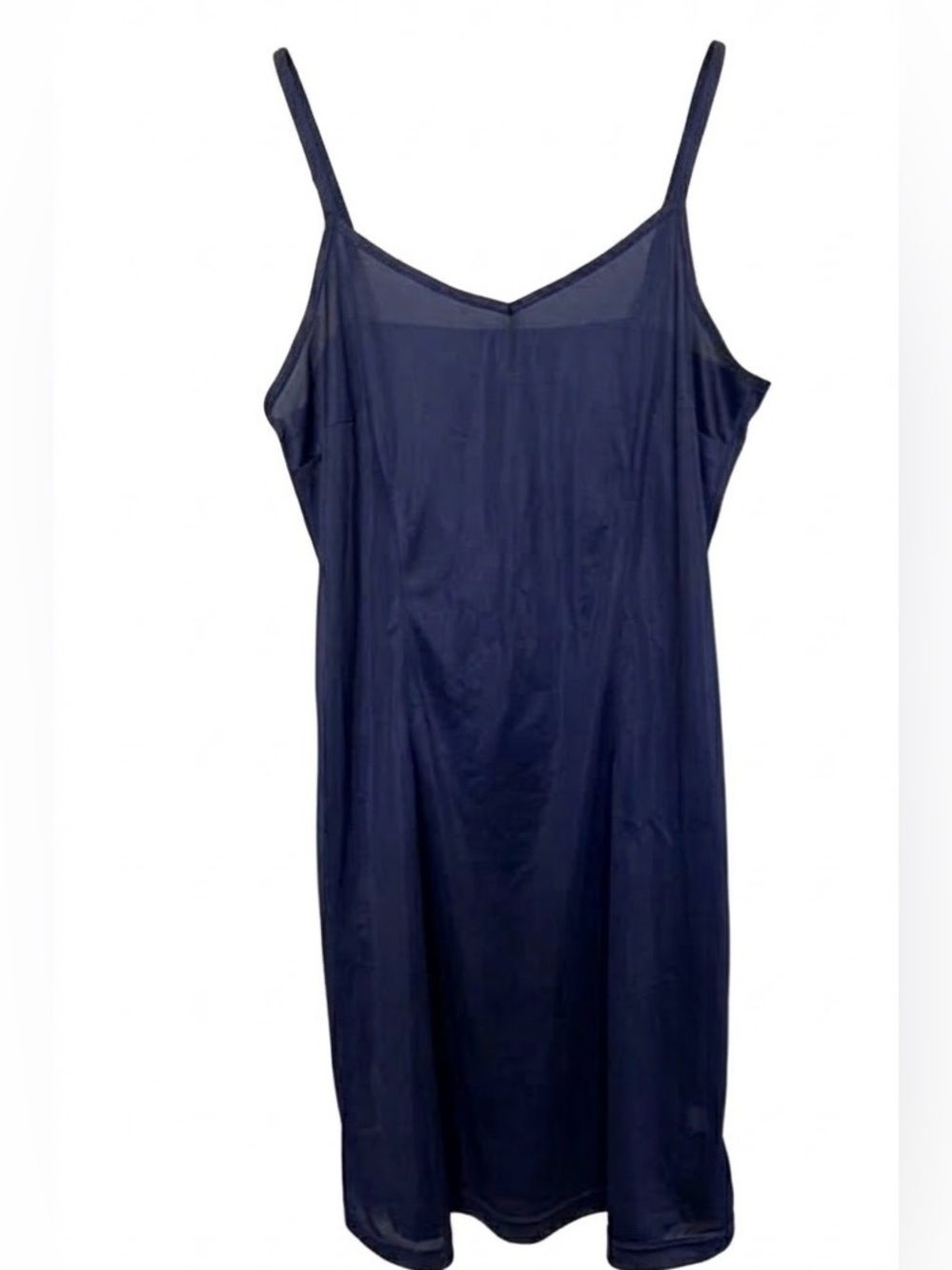 Gap Navy Blue V Neck Slip Dress Adjustable Spaghetti Straps Camisole Mini Medium